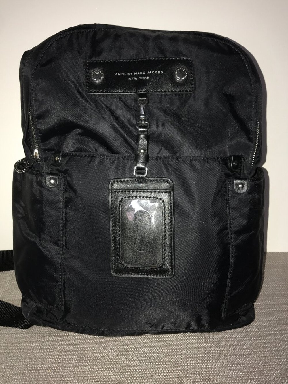 Marc Jacobs Preppy Nylon Backpack Knapsack Bag M0012907